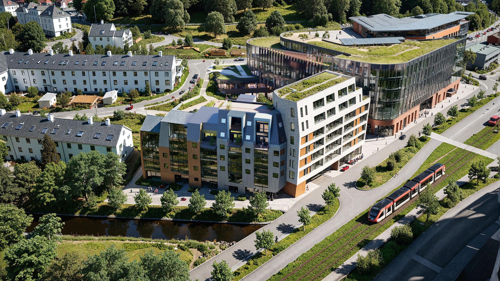 Kanalvegen K52 oversiktsbilde